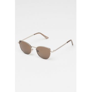 Ochelari de soare aviator cu lentile uni - Argintiu