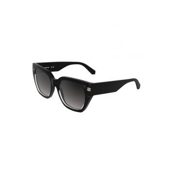 Ochelari de soare butterfly cu detalii logo - Negru