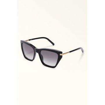 Ochelari de soare cat-eye - Auriu/Negru