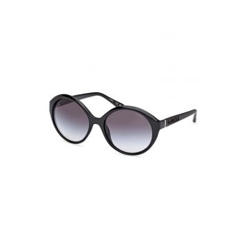 Ochelari de soare cat-eye cu lentile in degrade - Negru