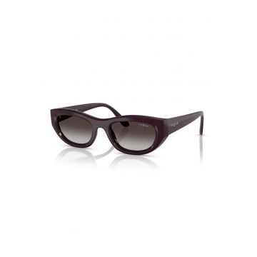 Ochelari de soare cat-eye cu lentile polarizate - Violet aubergine