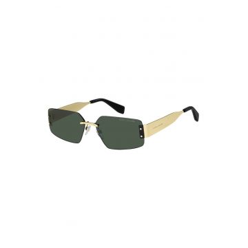 Ochelari de soare dreptunghiulari - Auriu