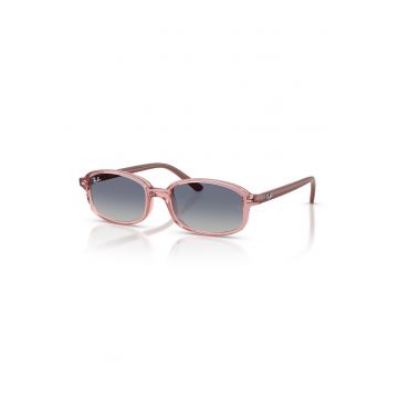 Ochelari de soare ovali - Roz somon/Maro pamantiu