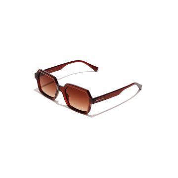 Ochelari de soare patrati cu lentile degrade - Caramel