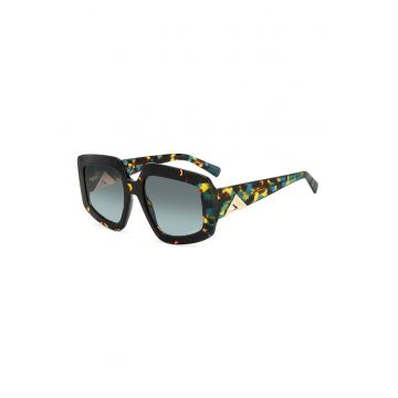 Ochelari de soare patrati cu lentile in degrade - Multicolor