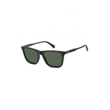 Ochelari de soare patrati cu lentile polarizate - Verde/Negru