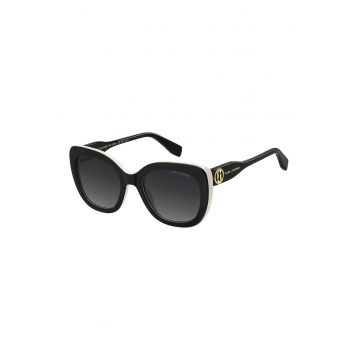 Ochelari de soare patrati in degrade - Auriu/Negru