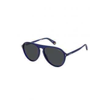 Ochelari de soare aviator cu lentile polarizate - Albastru royal