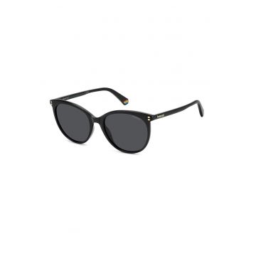 Ochelari de soare cat-eye cu lentile polarizate - Negru
