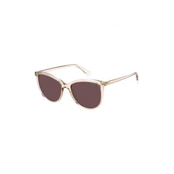 Ochelari de soare cat-eye cu lentile uni