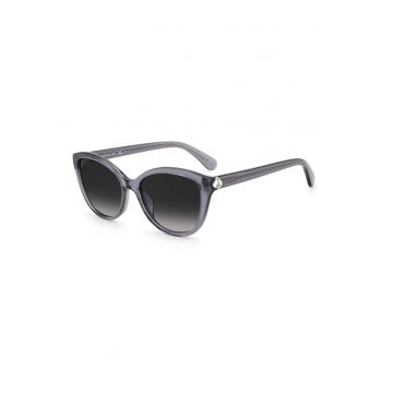 Ochelari de Soare Dama  HENSLEY-G-S - UV400 - Gri/Negru - Lentile 55 mm - Acetat - Husa Inclusa