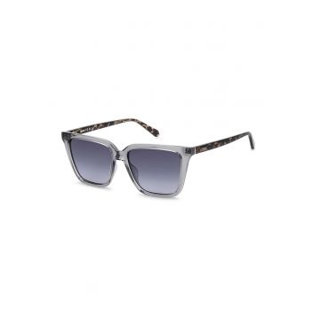 Ochelari de soare patrati cu lentile in degrade - Maro/Gri