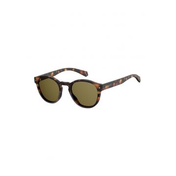 Ochelari de soare rotunzi - polarizati - Maro carapace