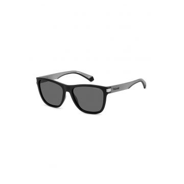 Ochelari de soare unisex polarizati - Negru/Gri inchis