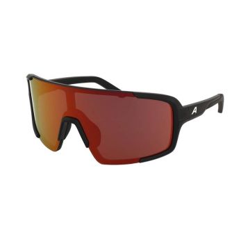 Ochelari de soare Alpina Lumin Black Matt/Red Mirror