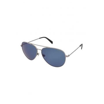 Ochelari de soare aviator cu model unisex - Argintiu