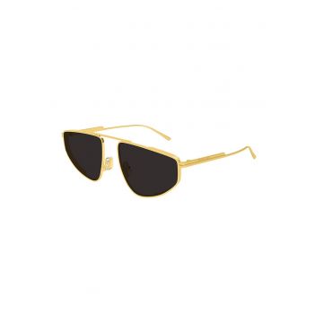 Ochelari de soare aviator cu rama metalica - Auriu