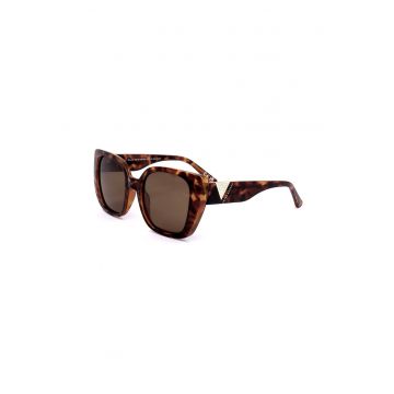 Ochelari de soare butterfly cu lentile polarizate - Maro/Bej