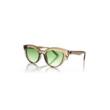 Ochelari de soare cat-eye cu lentile degrade - Bej deschis