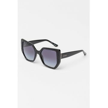 Ochelari de soare cu logo in lateral - Negru