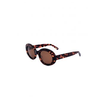 Ochelari de soare cu model animal print - Maro/Bej