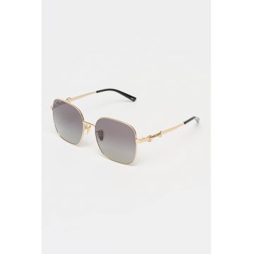 Ochelari de soare patrati - Auriu/Negru