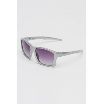 Ochelari de soare patrati cu lentile in degrade - Gri deschis