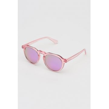 Ochelari de soare rotunzi cu lentile in degrade - Roz