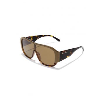 Ochelari de soare shield cu model unisex - Maro inchis