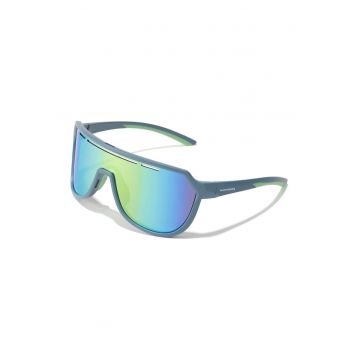 Ochelari de soare shield cu model unisex - Verde/Albastru