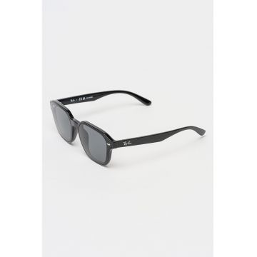 Ochelari de soare unisex cu lentile in degrade - Negru stins