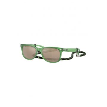 Ochelari de soare wayfarer cu lentile oglinda New - Verde menta