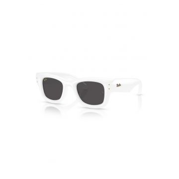 Ochelari de soare wayfarer unisex - Alb