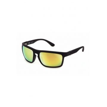 Ochelari de Soare Barbati  SPLF63-63U28G - Lentile Oglinda Gri Ø63mm - UV400 - Carcasa Inclusa