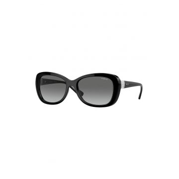 Ochelari de soare butterfly cu strasuri - Negru