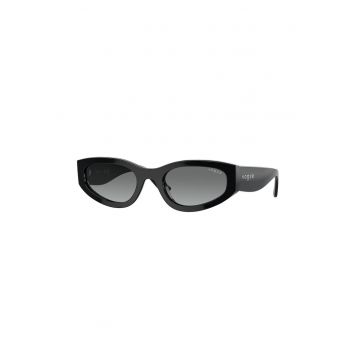 Ochelari de soare cat-eye cu lentile in degrade - Negru