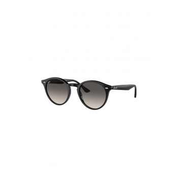 Ochelari de soare cat-eye cu lentile in degrade - Negru/Argintiu