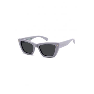 Ochelari de soare cat-eye cu lentile polarizate - Violet prafuit