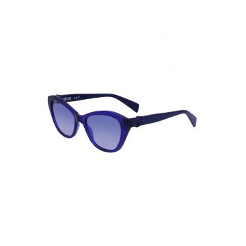 Ochelari de soare cat-eye cu lentile uni