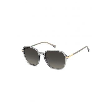 Ochelari de soare cu lentile polarizate - Auriu/Gri/Transparent