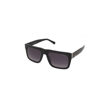 Ochelari de soare dama  model GU00171 01B - forma patrata - culoare neagra - lentile gri cu efect de degradare