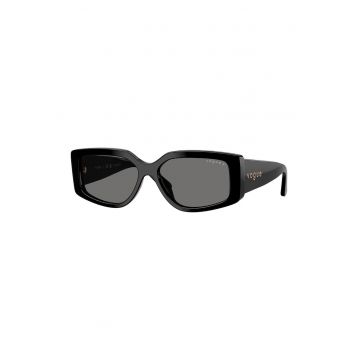 Ochelari de soare dreptunghiulari - Negru