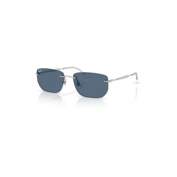Ochelari de soare dreptunghiulari unisex - Argintiu