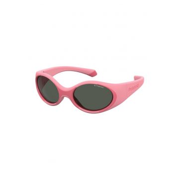 Ochelari de soare ovali cu lentile polarizate - Roz