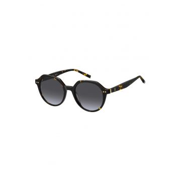 Ochelari de soare pantos - Negru/Galben pai