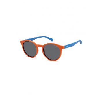 Ochelari de soare pantos polarizati - Portocaliu mandarina/Albastru deschis
