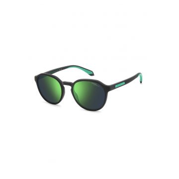 Ochelari de soare patrati cu lentile polarizate - Verde/Negru