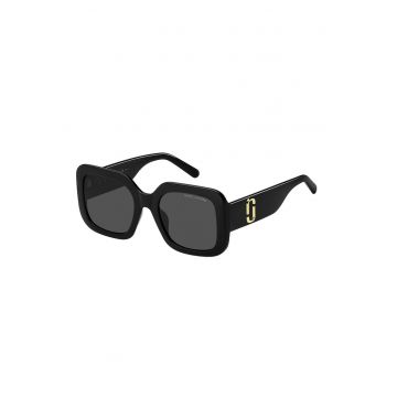 Ochelari de soare patrati cu logo - Onyx Black