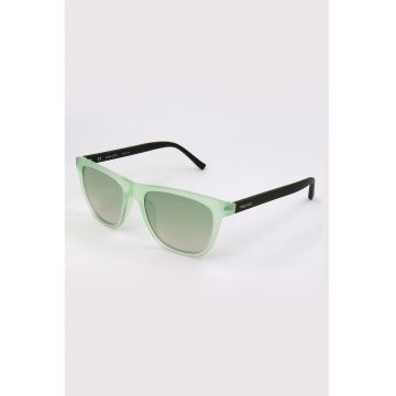 Ochelari de soare patrati cu logo - Verde/Negru
