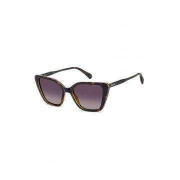 Ochelari de soare patrati - Negru/Maro